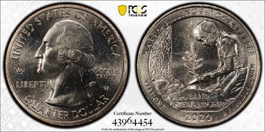 2020-W 25C Marsh-Billings-Rockefeller NP V75 MS66