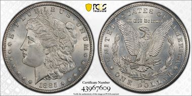 1883-CC $1 MS63PL