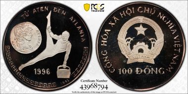 1995 100 D Summer Olympics Atlanta PR68DCAM