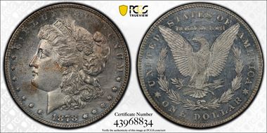 1878 7TF $1 Reverse of 1878 N1