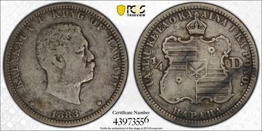 1883 25C Hawaii VF20