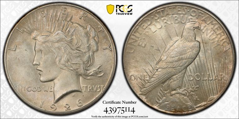 Cert 43975114 - Coin Image