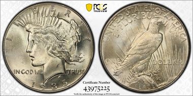 1935 $1 MS64+