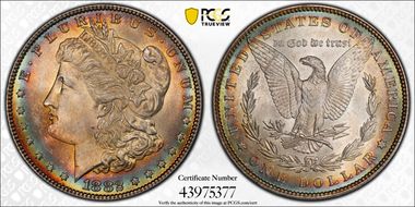 1882 $1 MS66+