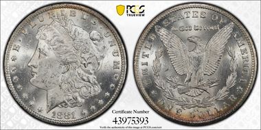 1881-CC $1 MS62