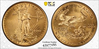 1999 $10 Gold Eagle MS69