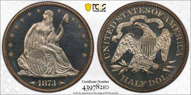 1873 50C Arrows PR66CAM