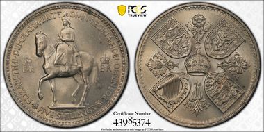 1953 Crown S-4136 Coronation MS64