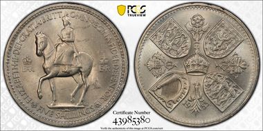 1953 Crown S-4136 Coronation MS64