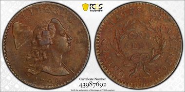 1794 1C S-26, Severed Locks AU58BN
