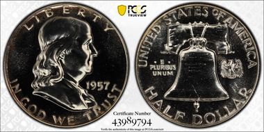 1957 50C PR66