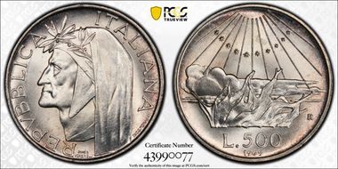 1965-R 500 L Alighieri MS64