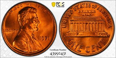 1971 1C MS67+ RD