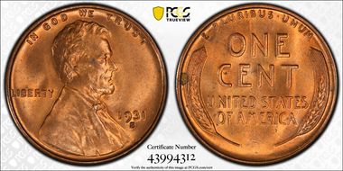 1931-S 1C MS66RD