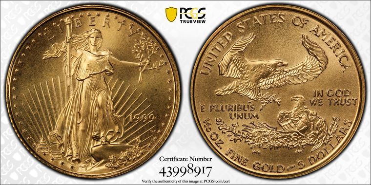 Cert 43998917 - Coin Image