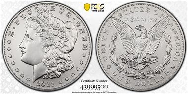 2021-S $1 Morgan Dollar 100th Anniversary MS69