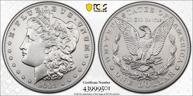 2021-S $1 Morgan Dollar 100th Anniversary MS69