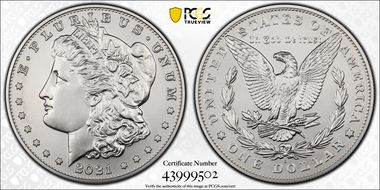 2021-S $1 Morgan Dollar 100th Anniversary MS69