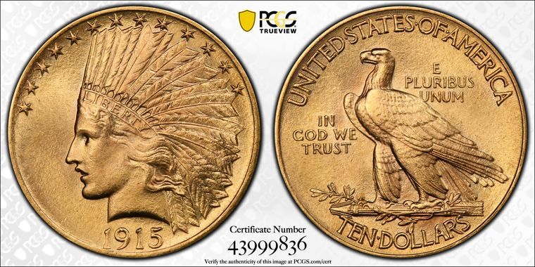 Cert 43999836 - Coin Image