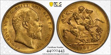 1907-M Sov S-3971 MS63