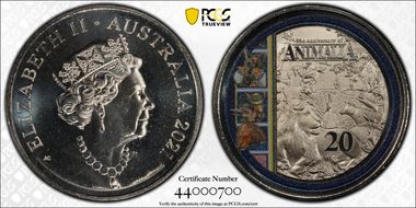 2021 20C Animalia 35th Ann. MS68