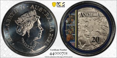 2021 20C Animalia 35th Ann. MS69