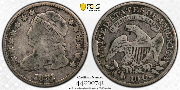 Cert 44000741 - Coin Image