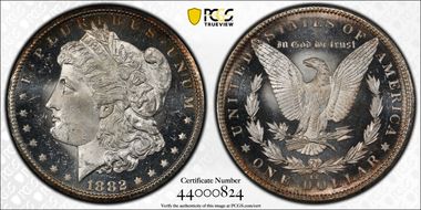 1882-CC $1 MS63DMPL