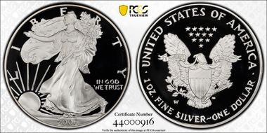 2006-W $1 Eagle-20th Anniversary PR70DCAM