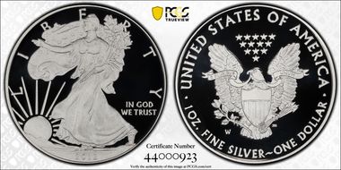2012-W $1 Silver Eagle PR70DCAM
