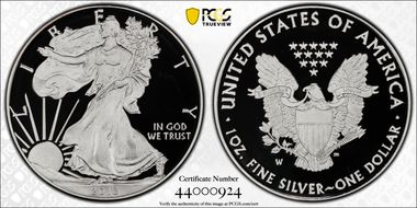 2013-W $1 Silver Eagle PR69DCAM