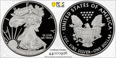 2014-W $1 Silver Eagle PR70DCAM
