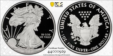 2017-W $1 Silver Eagle PR69DCAM