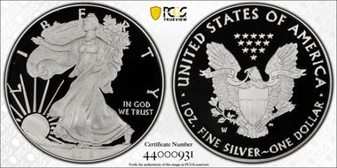2018-W $1 Silver Eagle PR70DCAM
