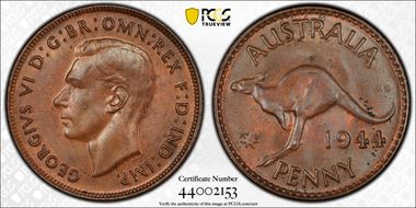 1944 (m) 1D MS63BN
