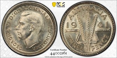 1941(m) 3D KM-37  Ag MS64