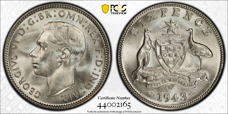 Cert 44002165 - Coin Image