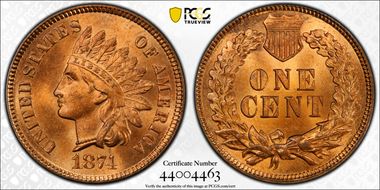 1874 1C MS66RD