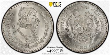 1964-Mo Peso KM-459 MS68