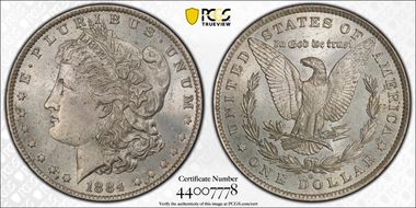 1884-O $1 MS62