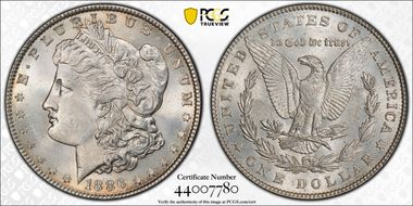 1886 $1 MS63