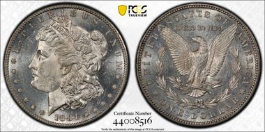 1884-S $1 MS62