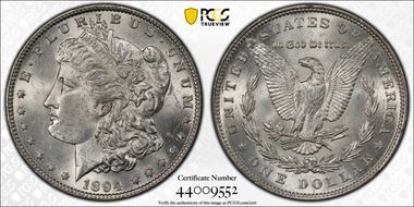 1894 $1 MS62