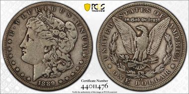 1889-CC $1 F15
