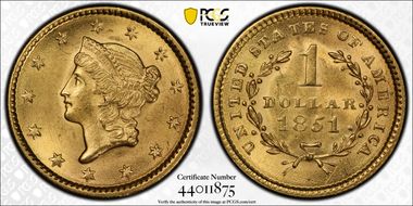 1851 G$1 MS64
