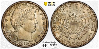 1915-S 50C MS64