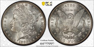 1883-S $1 MS61