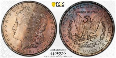 1887 $1 MS63