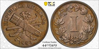 1883 1C KM-392 Cu-Ni MS64