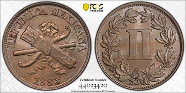 1883 2C MS65+